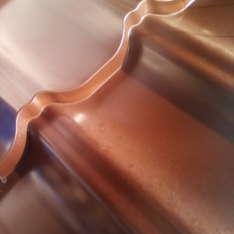 Модульна черепиця БудМат Х Мatt Терракот 30 лет гарантии. 1 Модульна черепиця БудМат Х Мatt Терракот 30 лет гарантии.