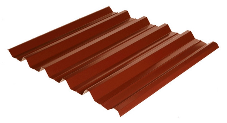 Профнастил T.R.COMPANY НС-44 RAL 3011 0,45 мм (несущий) Китай 1 Профнастил T.R.COMPANY НС-44 RAL 3011 0,45 мм (несущий) Китай