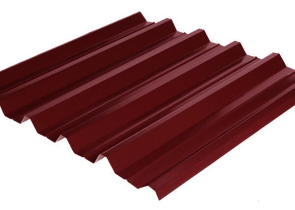 Профнастил НС-44 RAL 3005 (бордовый) PE 0.45 несущий