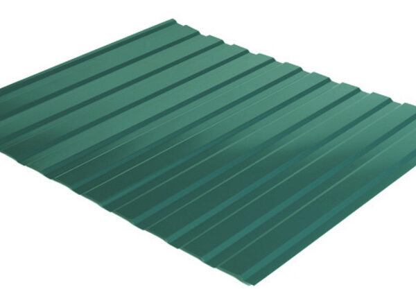 Профнастил фасадный С-10 (цвет 6005 - зеленый, глянец)