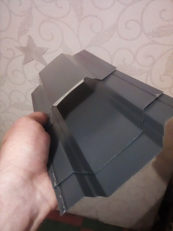 Dahservise трапециевидный штакетник (113 мм*50 см) темно серый глянец 0.45 мм, RAL 7024 . 1 Dahservise трапециевидный штакетник (113 мм*50 см) темно серый глянец 0.45 мм, RAL 7024 .