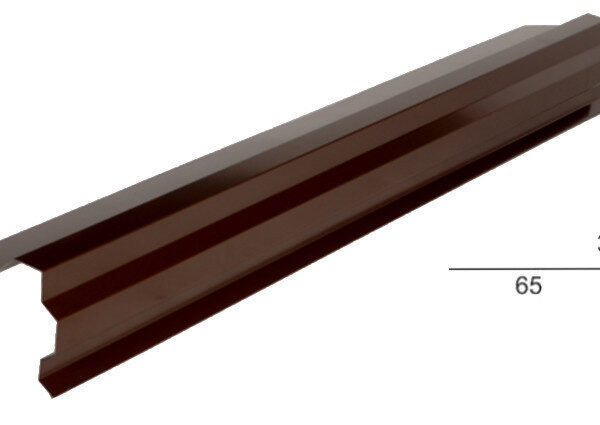 Планка торцевая №1 0,45 мм 2 метра Южная Корея