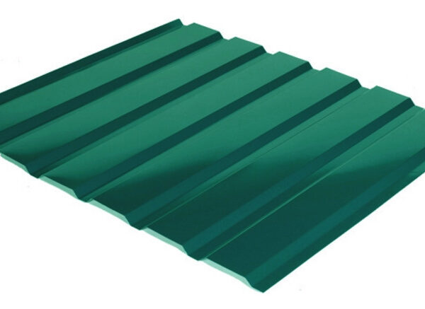 Профнастил С-18 RAL 6005 (зелёный) PE 0.45 фасад