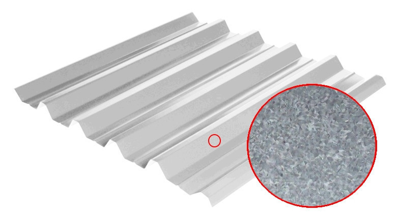 Профнастил T.R.COMPANY НС-44 Al-Zn 0.45 мм Южная Корея 1 Профнастил T.R.COMPANY НС-44 Al-Zn 0.45 мм Южная Корея