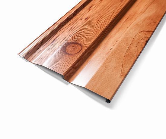 Металлосайдинг корабельная доска Клён 0.4 ми