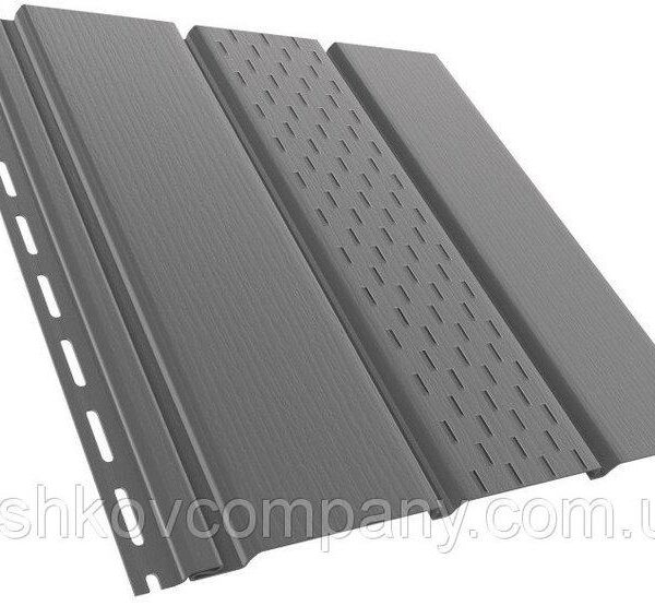 Софит Asko графит (перфорированная панель)