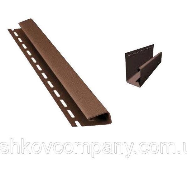J-профиль для софита Asko Brown
