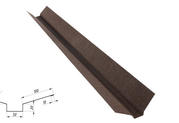 Декоративная планка ендовы "Queentile"