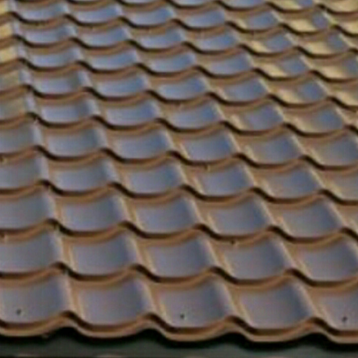 Металлочерепица коричневая 0 ,4 мм , сталь Китай рал 8017. 1 Металлочерепица коричневая 0 ,4 мм , сталь Китай рал 8017.