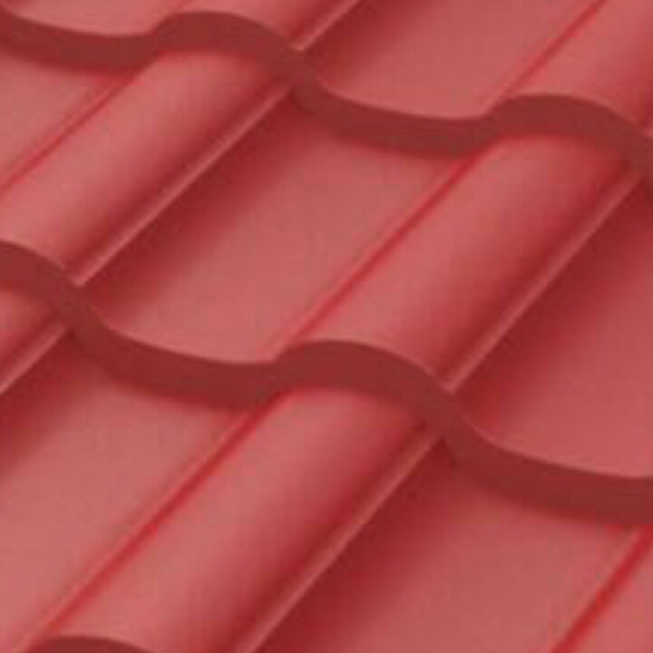 Металлочерепица "Барселона" италия 0.45 мм РЕМА 3005. 1 Металлочерепица "Барселона" италия 0.45 мм РЕМА 3005.