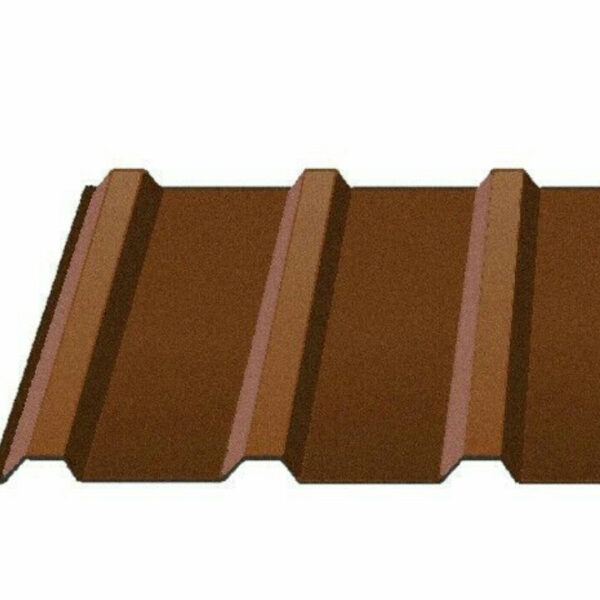 Профнастил Корея МАТ 0.45 мм , кровля Мегасити С-18, RAL 8017 (-коричневый)