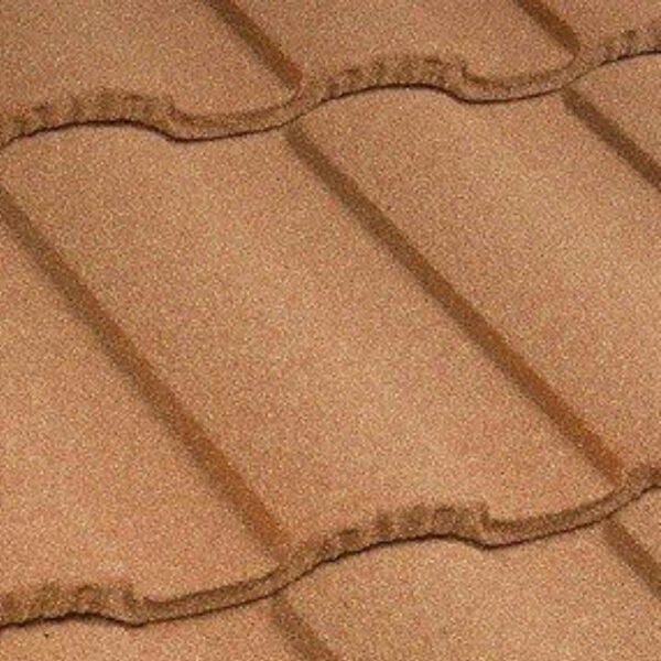 Композитная модульная черепица "Metrotile Roman" (Роман) цвет Terracotta.