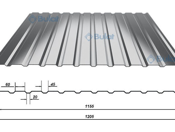 Профнастил С-10 RAL 5005 ArselorMittal Poland 0.45 мм глянец