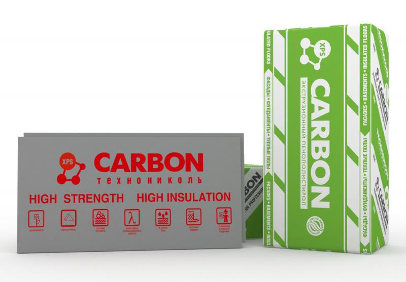 Экструдированный пенополистирол Carbon ECO C/2 1180х580х30 1 Экструдированный пенополистирол Carbon ECO C/2 1180х580х30