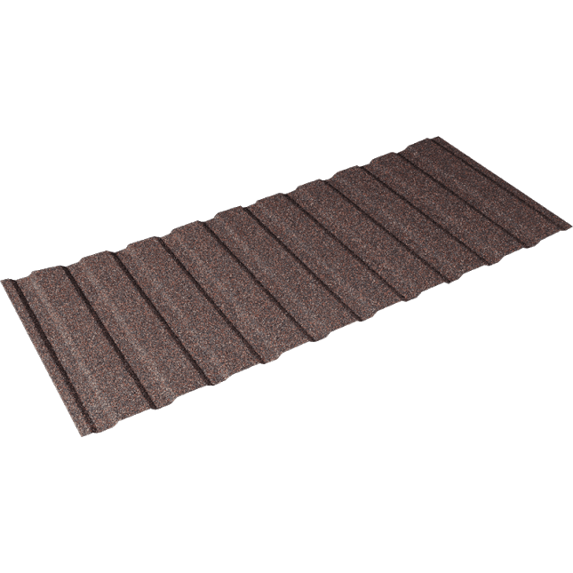 Композитный профнастил Квинтайл С-10 Кофе , лист 2 метра 1 Композитный профнастил Квинтайл С-10 Кофе , лист 2 метра