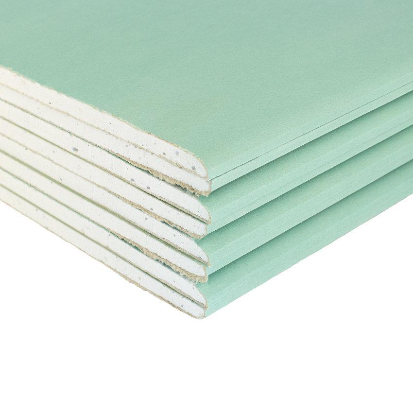 Гипсокартон стеновой влагостойкий Knauf 2500*1200*12,5мм 1 Гипсокартон стеновой влагостойкий Knauf 2500*1200*12,5мм