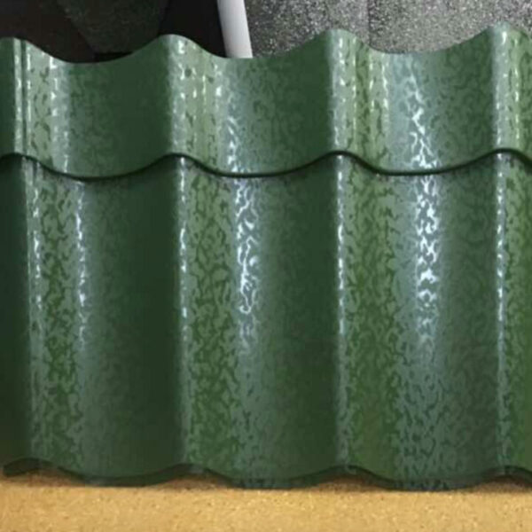 Металлочерепица Корея 0,5 мм Crown Matt RAL 6005