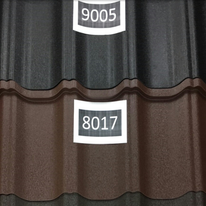 Металлочерепица ELIT-DAH 0,5 мм RAL 8017 PEMA Австрия 1 Металлочерепица ELIT-DAH 0,5 мм RAL 8017 PEMA Австрия