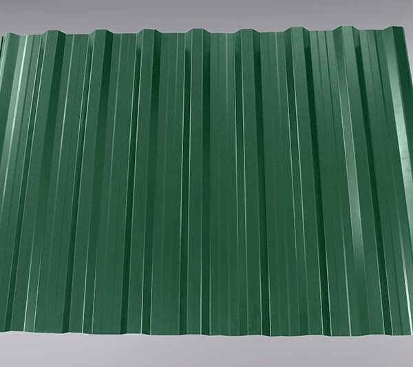 Профнастил кровельный НС-20 Тайл RAL 6005 (зеленый) PE 0.45мм