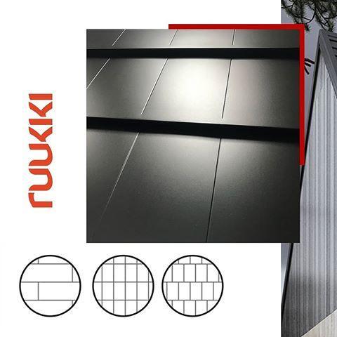 Модульная Черепица Ruukki ® Hyygge | RR 2H3 | 0,6 mm | SSAB | GreenCoat | Crown BT | 0,341 m2 |