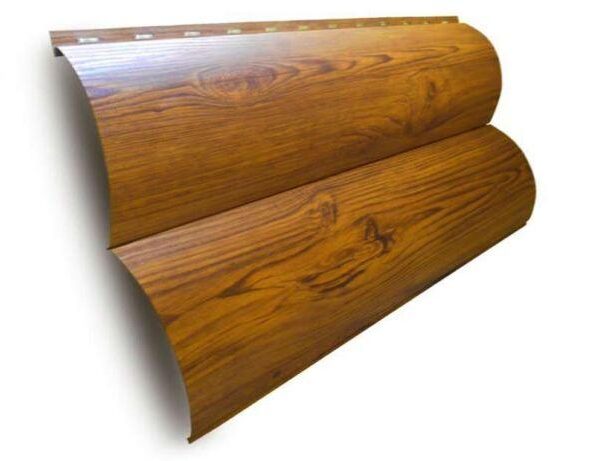 Металлический сайдинг панель - 370 мм блок-хаус Дахсервис