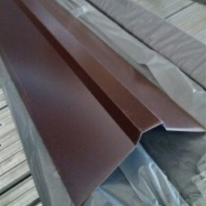 Конёк фигурный №1 2 метра 0,45 мм мат 1 Конёк фигурный №1 2 метра 0,45 мм мат