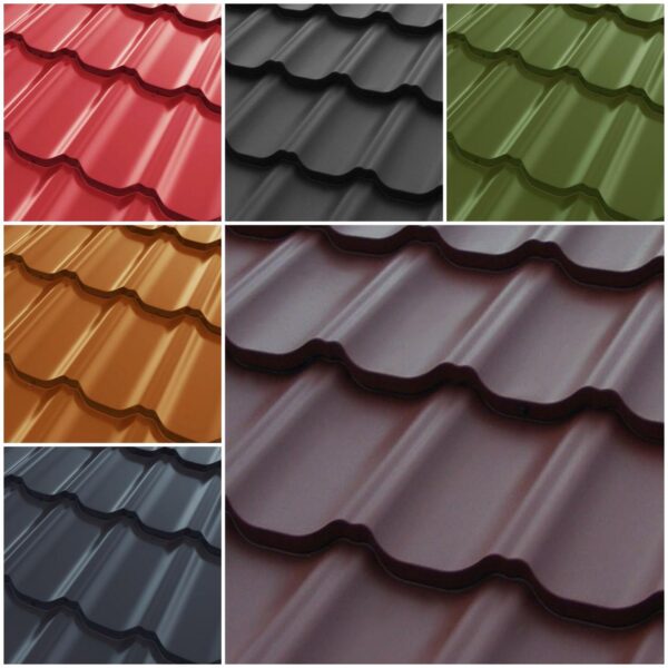 Модульная черепица Venecja Х-matt (1197 мм * 736 мм)