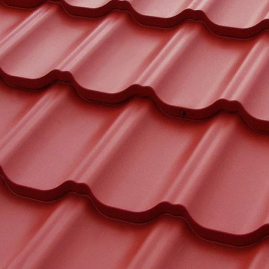 МЕТАЛЛОЧЕРЕПИЦА - OMEGA НВН RAL 3005  МАТ "Arcelor Mittal" Польша