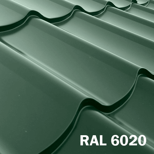 МЕТАЛЛОЧЕРЕПИЦА DELTA RAL 6020 0,5 мм MAT ArcelorMittal Польша