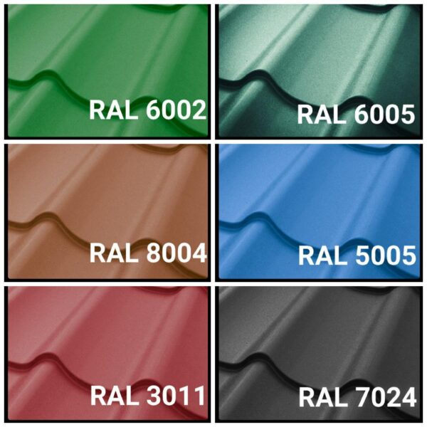 Металлочерепица Monterrey Plus Корея PE 0,45 мм