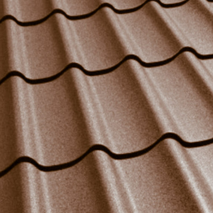 Металлочерепица Ruukki Monterrey™ 0,45 Rough matt RR 887 1 Металлочерепица Ruukki Monterrey™ 0,45 Rough matt RR 887