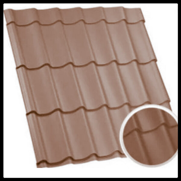 Черепица металлочерепица Арсенал эконом-класс 0,45 мат.меттал Италии.