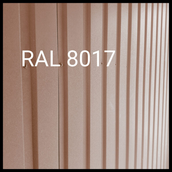 Профнастил ПС 20 коричневый | RAL 8017 | матовый | 0,45 мм |