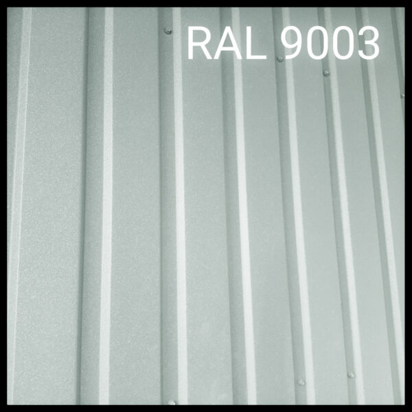 Профнастил оцинкованный ПС-20 (ПК-20) Украина | RAL 9003 | 0,7 мм