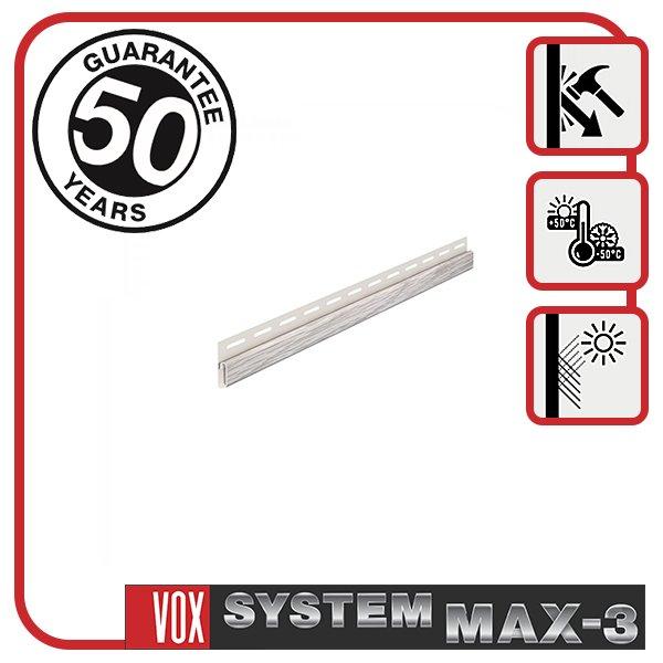 Планка VOX "навісна" S-16 "біла" 3,81 м