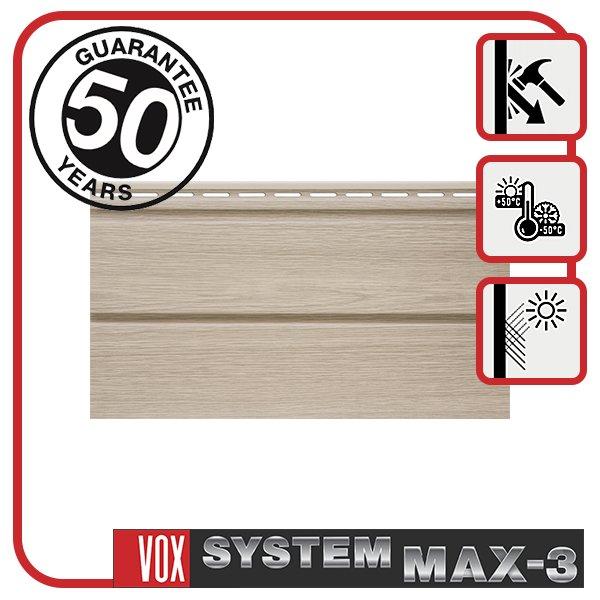 Панель плоская VOX MAX 3 Ясень 3,85 м, 0,96 м2