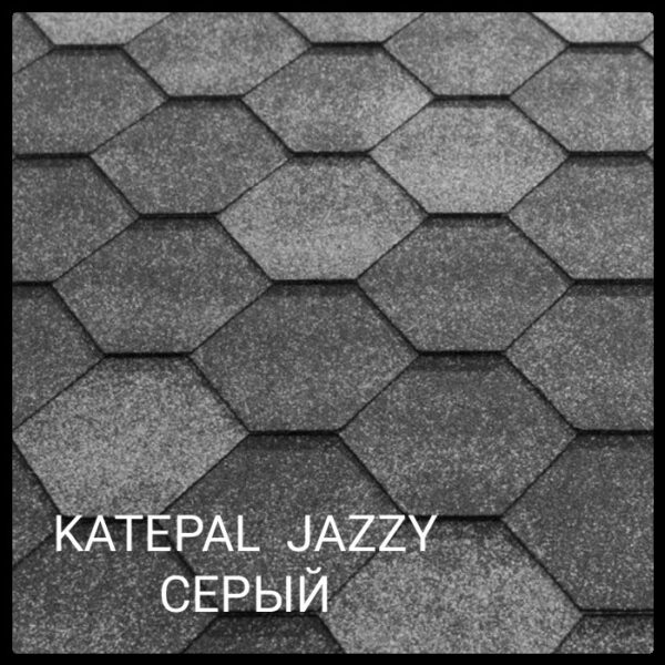 Битумная мягкая черепица Katepal JAZZY Джаззи с отливом