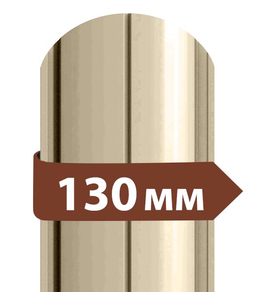 Штакетник глянцевый полиэстер 0,4 мм RAL 1015