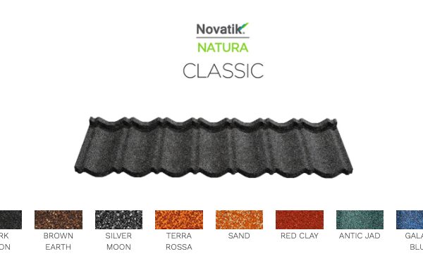 Композитная черепица Novatik NATURA CLASSIC
