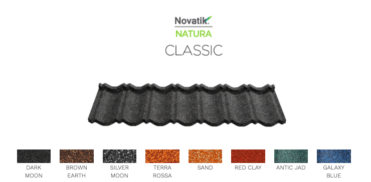Композитная черепица Novatik NATURA CLASSIC 1 Композитная черепица Novatik NATURA CLASSIC