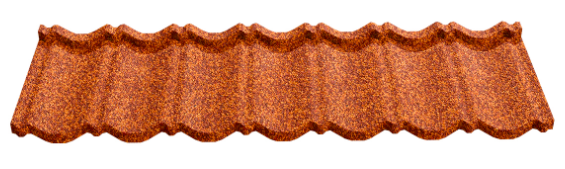 Композитная черепица Novatik NATURA CLASSIC terra rossa (кирпичный)