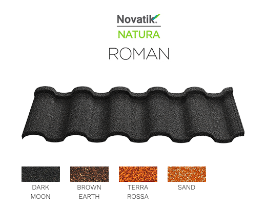 Композитная черепица Novatik NATURA ROMAN