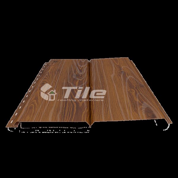 Металлический сайдинг Фальшбрус СОСНА 3Д в пленке