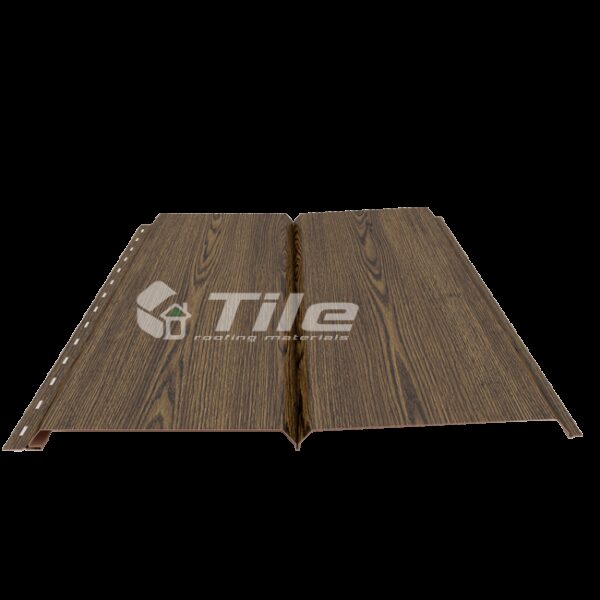 Металлический сайдинг фальшбрус-1 золотой дуб