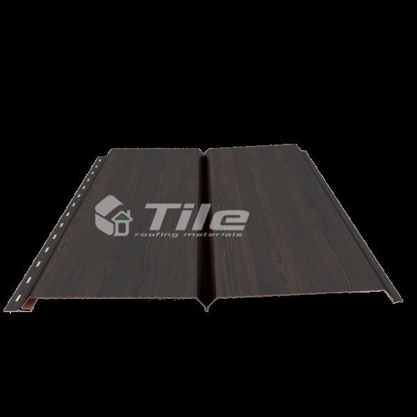 Металлический сайдинг фальшбрус ВЕНГЕ в пленке