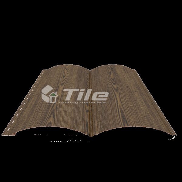 Металческий сайдинг Блок Хаус 0,4 мм Золотой дуб