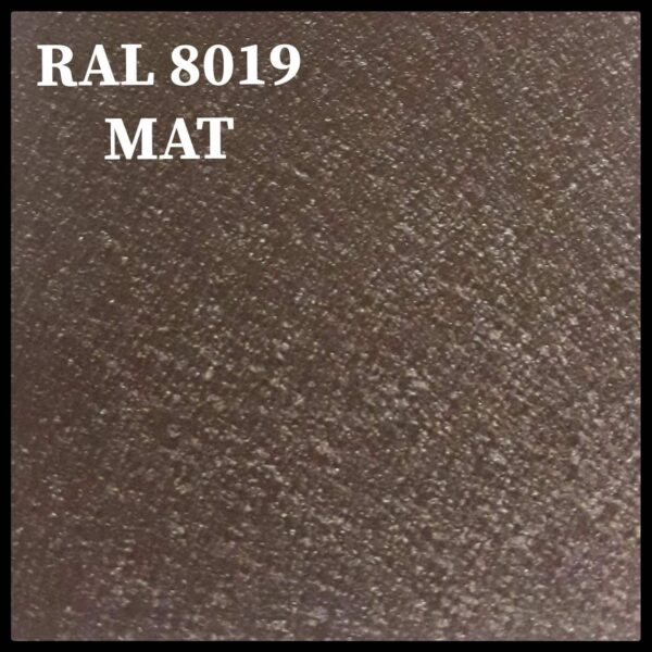 Гладкий лист 0.5 мм RAL 8019 Матовый ArcelorMittal (2000*1250)