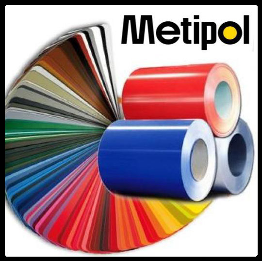 RAL 8017 - Листовая сталь Metipol 0,5 мм Полимер 4 RAL 8017 - Листовая сталь Metipol 0,5 мм Полимер - Зображення 4