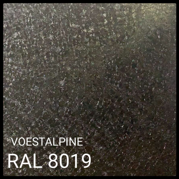 Гладкий лист 0,5 мм VOESTALPINE Mat RAL 8019