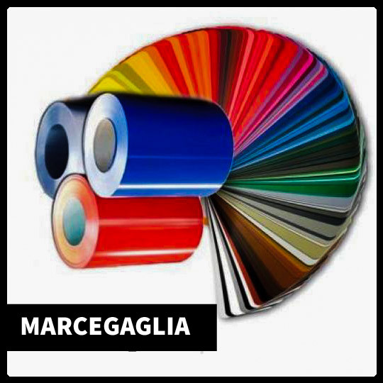 Гладкий лист 0,45 мм ТМ "Marcegaglia" Италия , PE RAL